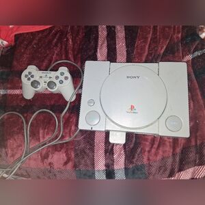 Sony PlayStation Console with Controller - Light Gray